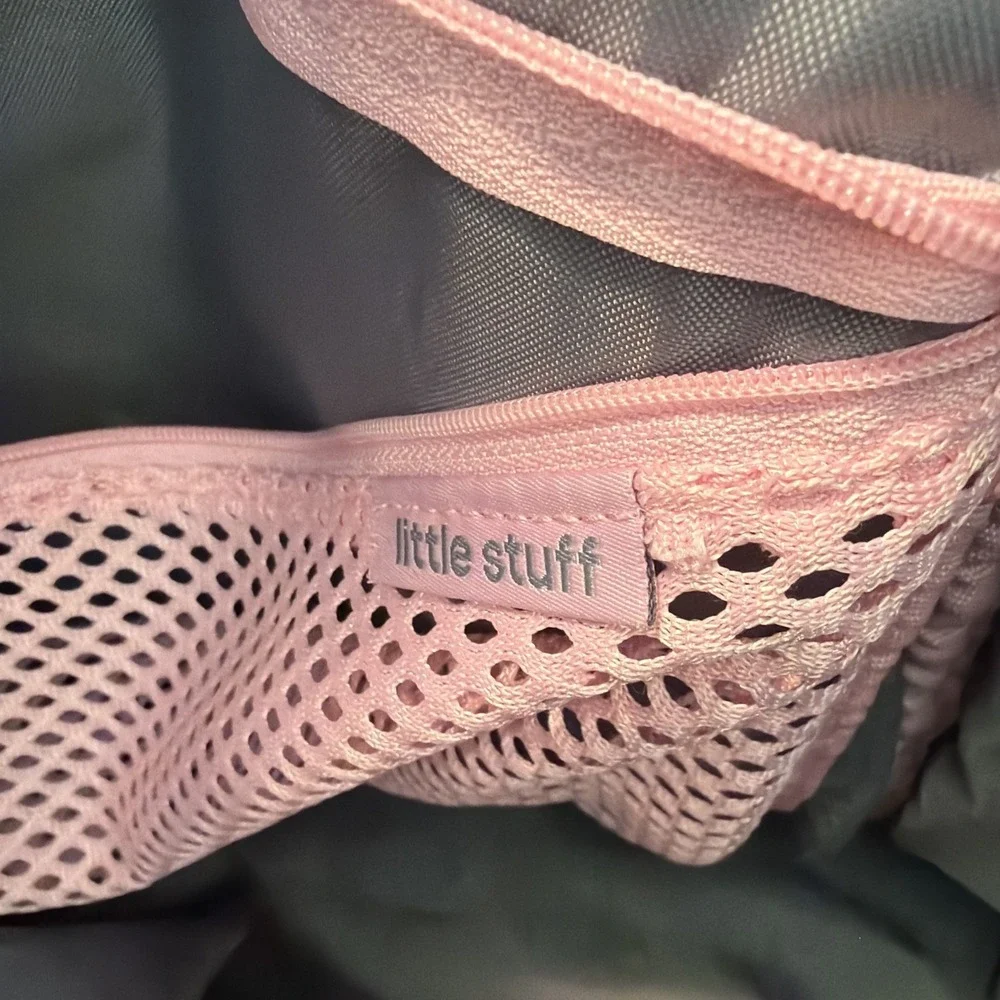 Rare Adidas The Brand With The Three Stripes Green Duffel‎ Pink Inside GW999
